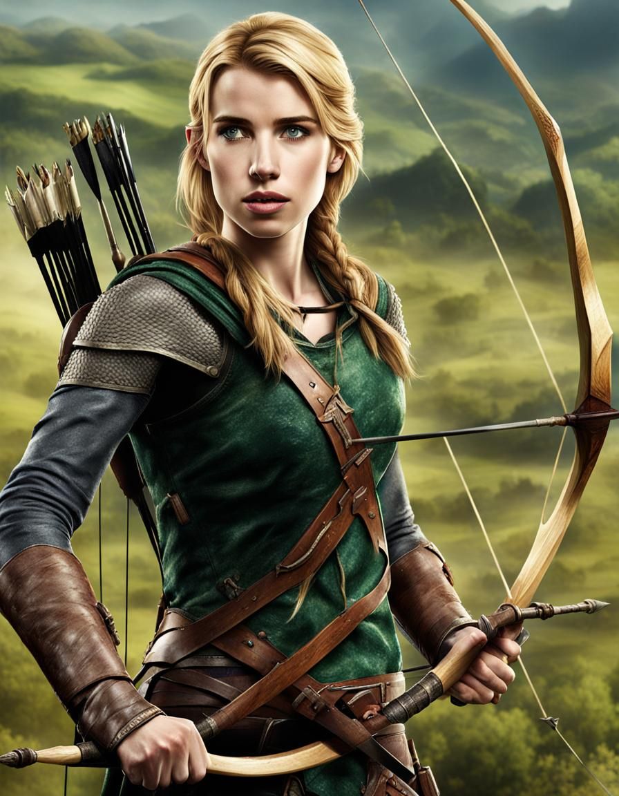 Robyn Hood: Emma Roberts as Medieval Archer