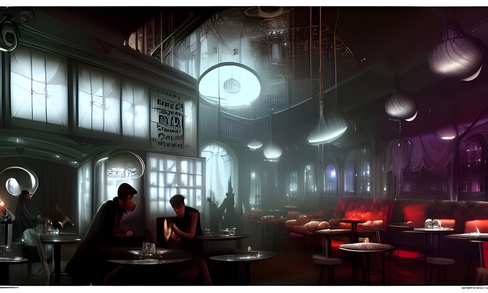 Futuristic Film Noir Cabaret in Dieselpunk Style