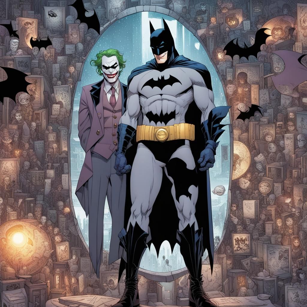 Batman and Joker Multiverse Mirror Dimensions