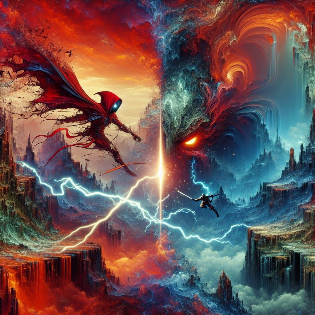 Flash vs Red Death: Epic Universe Battle