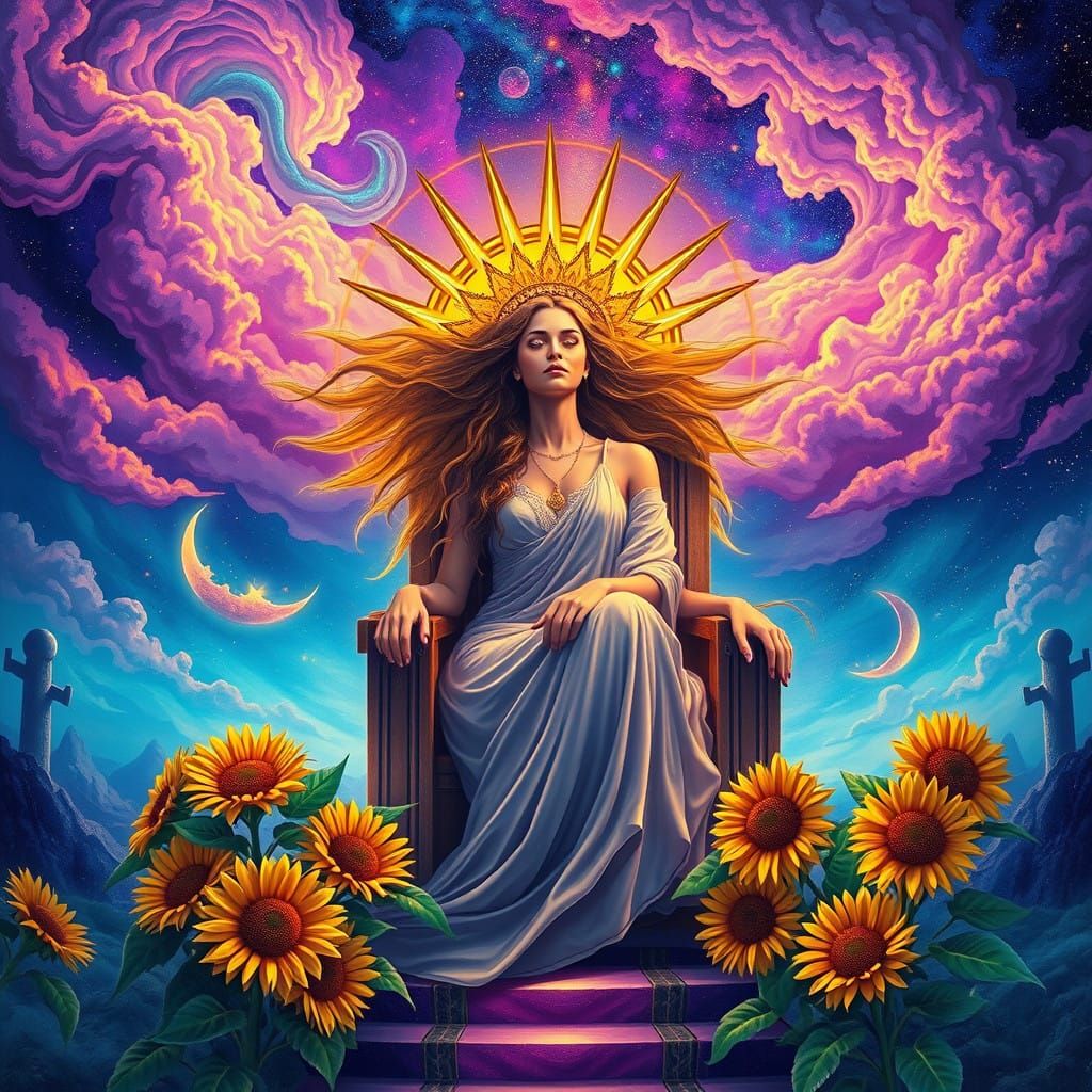 Astral Goddess of the Cosmic Sun