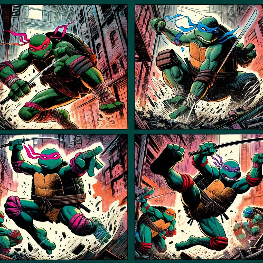 Turtles Unleashed in Gritty NYC Sewer Lair
