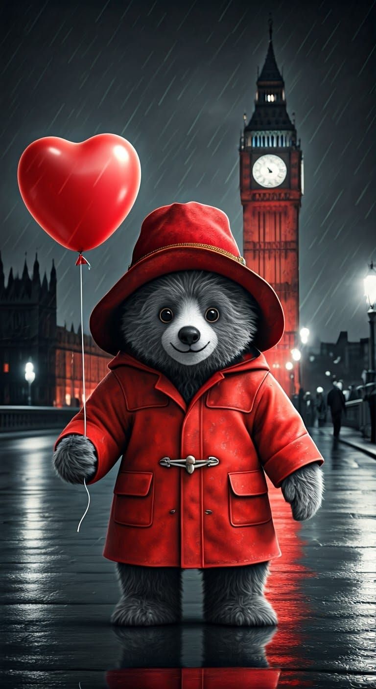 Paddington bear in London