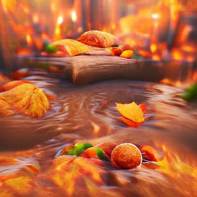 Autumn Serenity: A Peaceful Fall Landscape