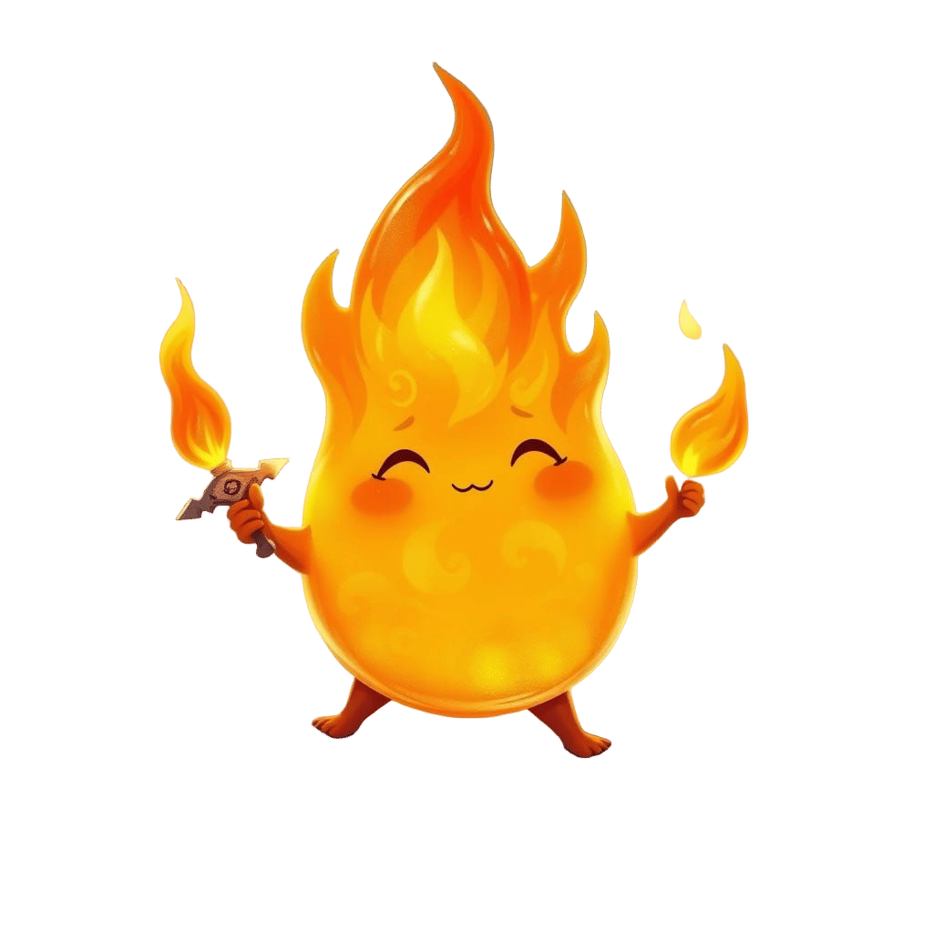 Charming Fat Flame Warrior