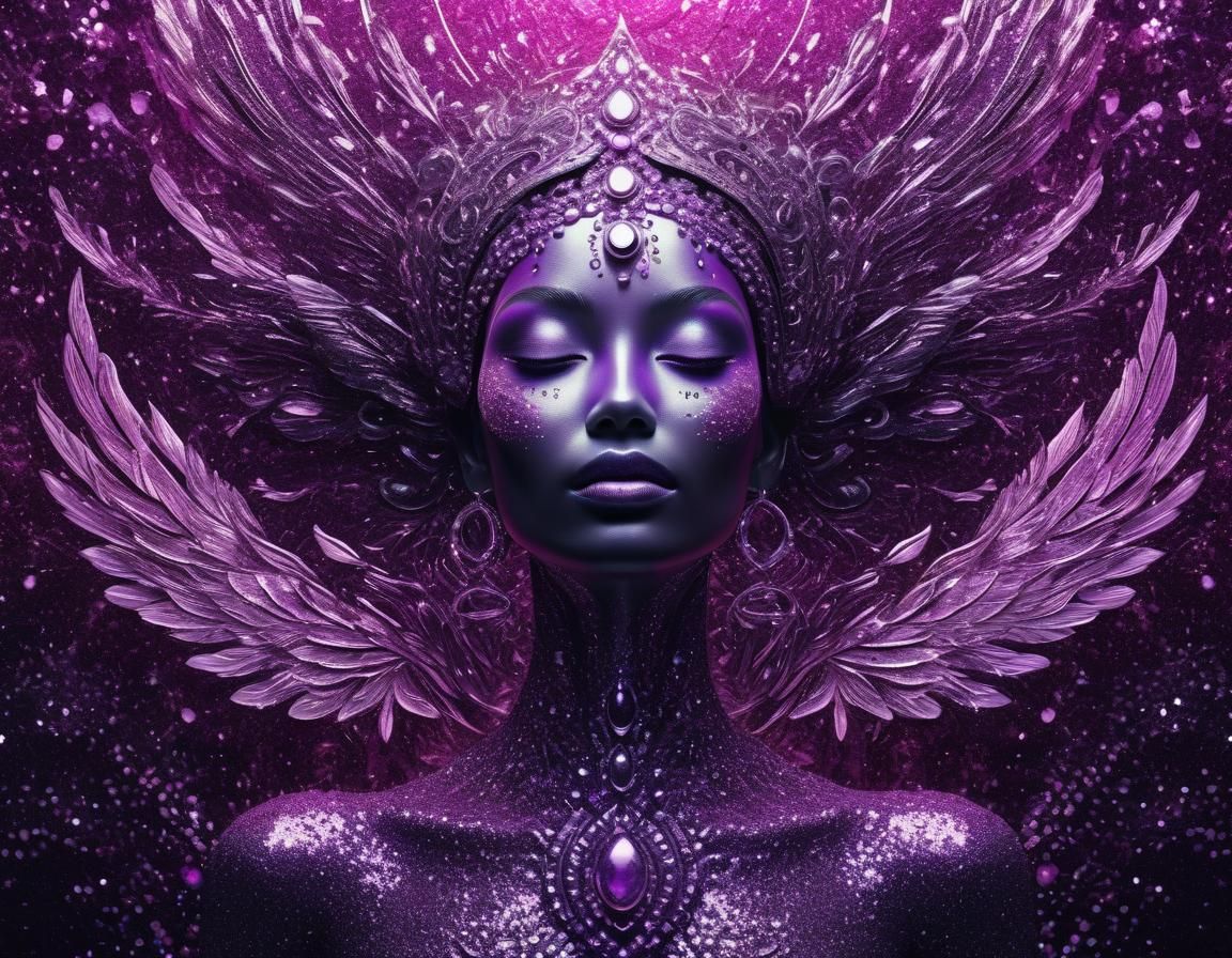 Ethereal Beauty of Balance in Magenta