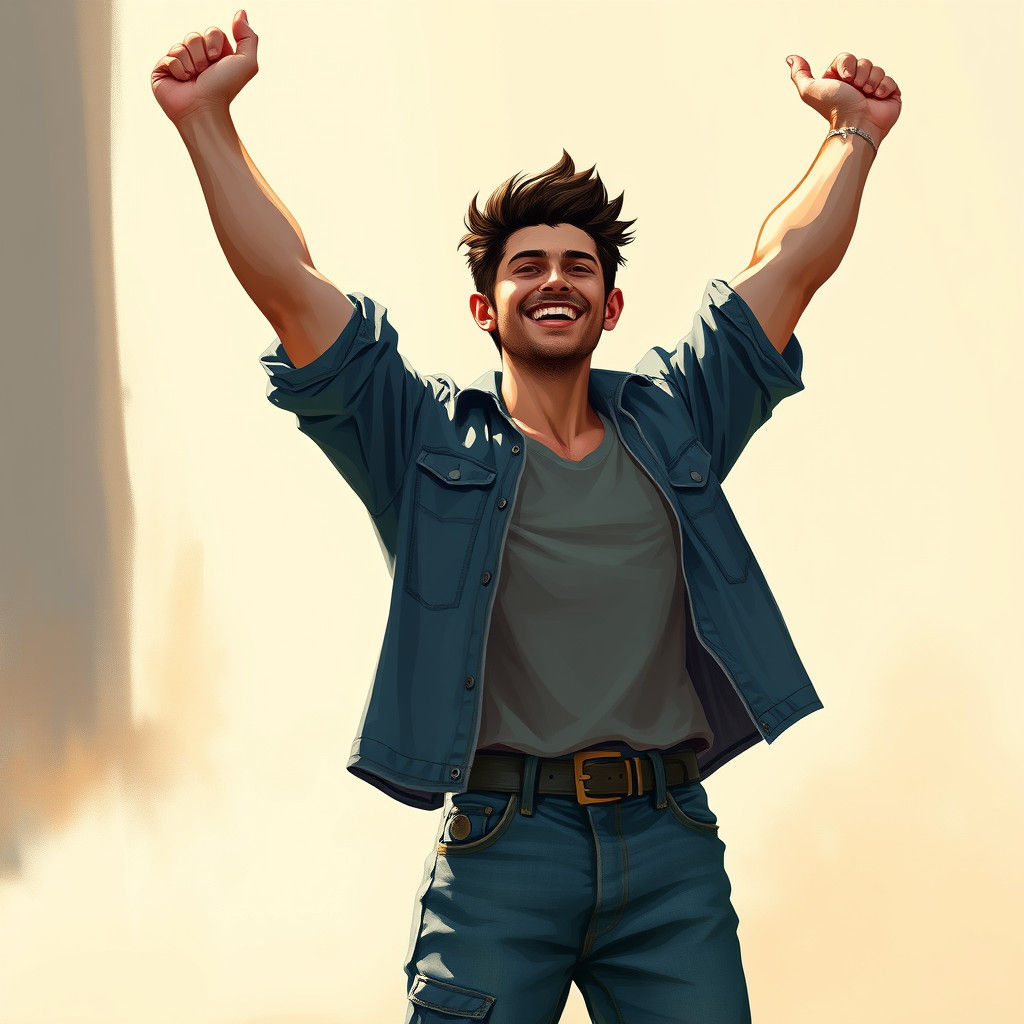 Freddy Character in Basquiat-Inspired Digital Art