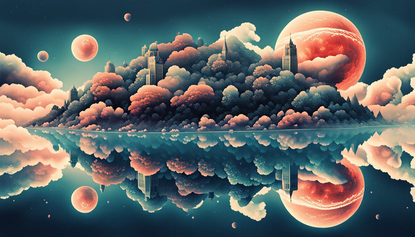 Crystalline Reverie: Surreal Photorealistic Concept Art