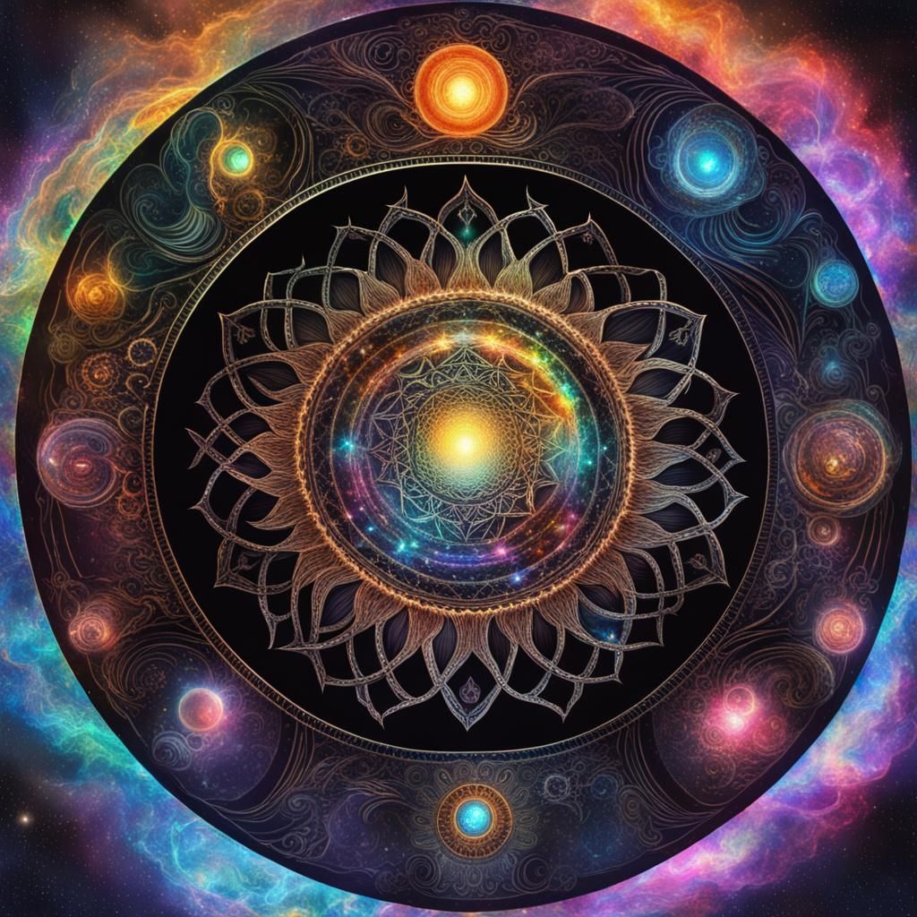 Black Rainbow Mandala