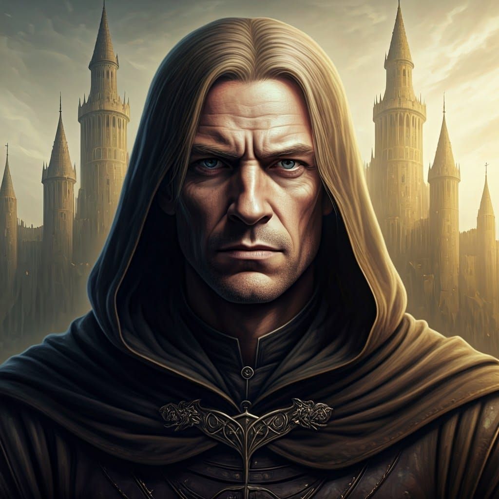 Epic Fantasy Portrait in Oil Paint Style