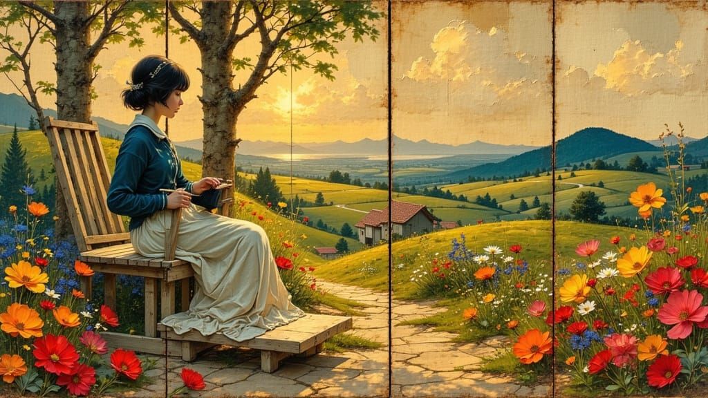 Renaissance Masterpiece in the Style of Leonardo da Vinci