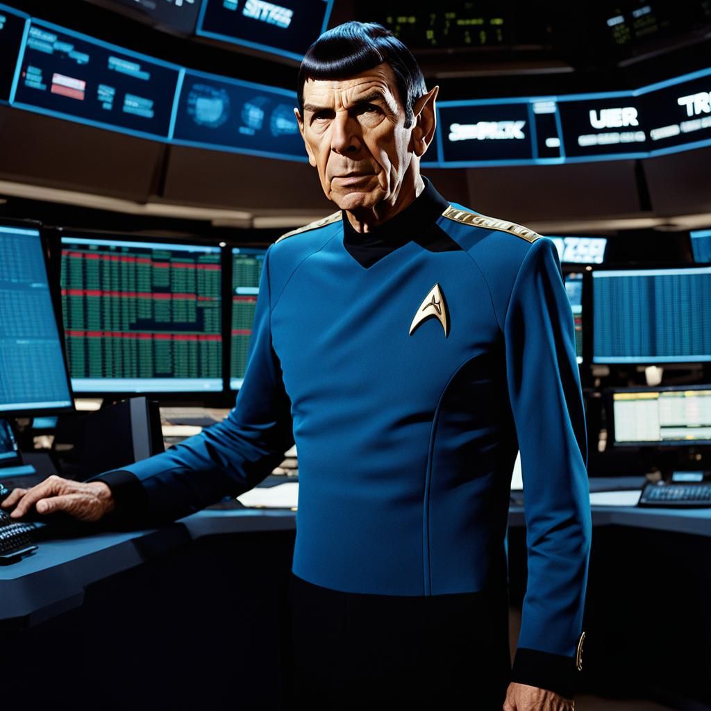 Spock Trades Stocks on Wall Street