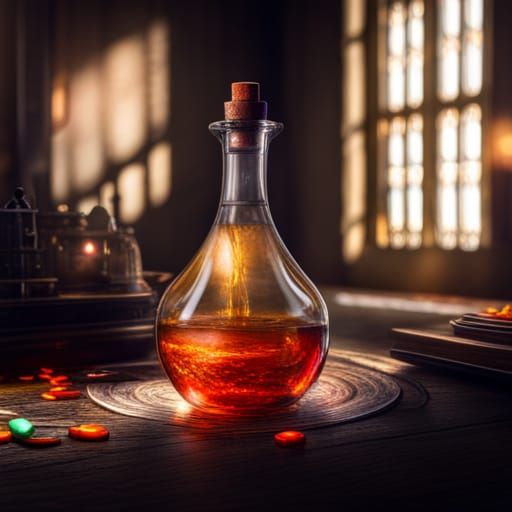 Hyperrealistic Nyan Cat Potion Bottle