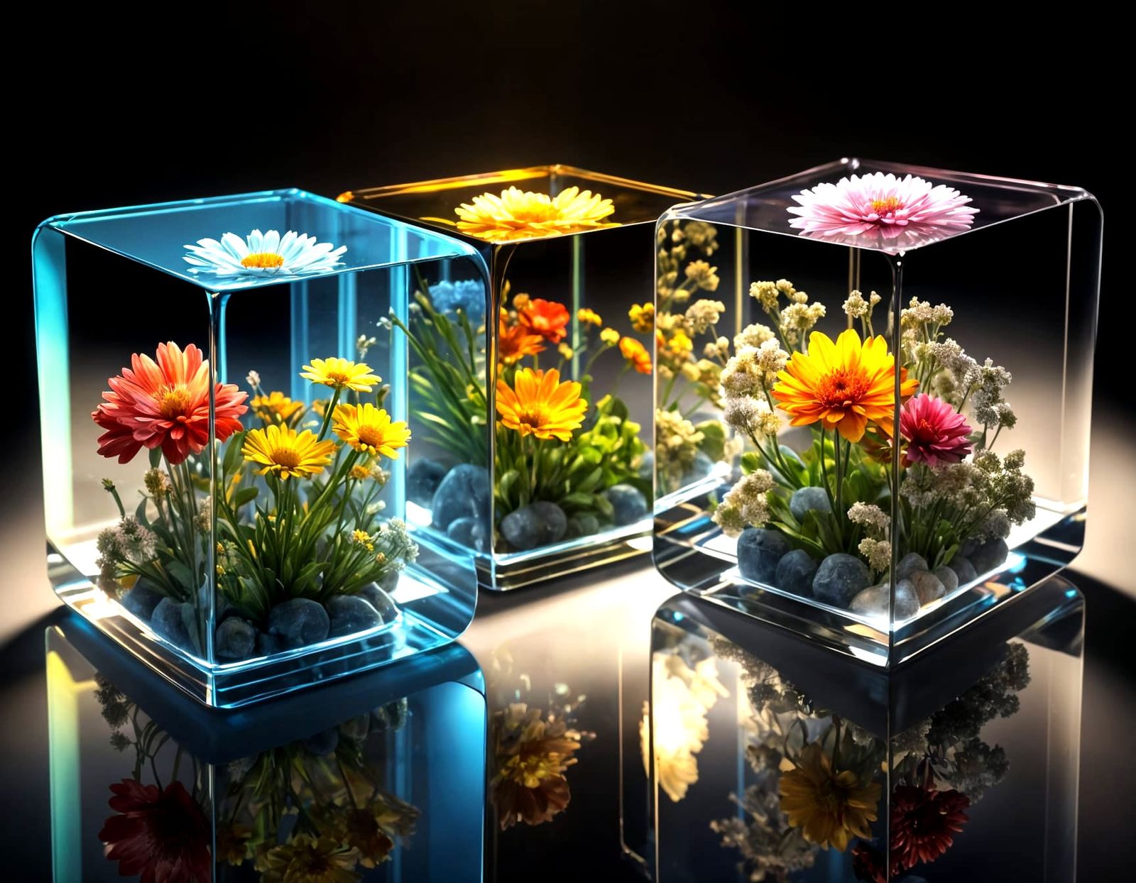 Flowers in Glass