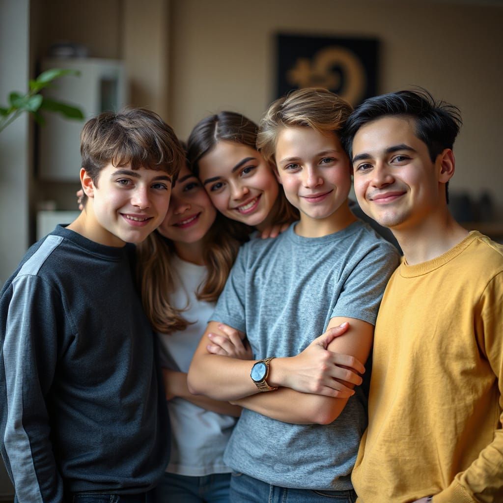 Young Professionals Portrayed in Warm, Inviting Close-Up Por...