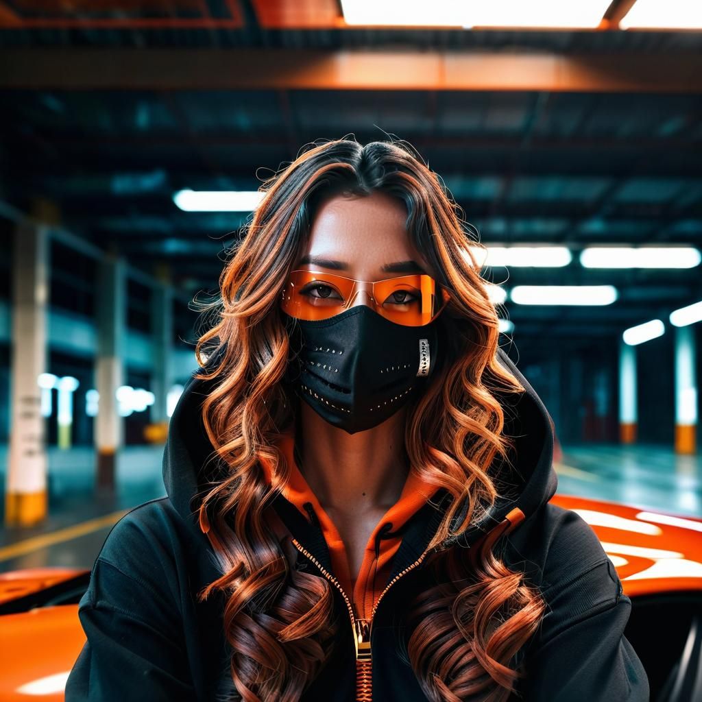 Alice Gas in Ferrari: Anime Key Visual