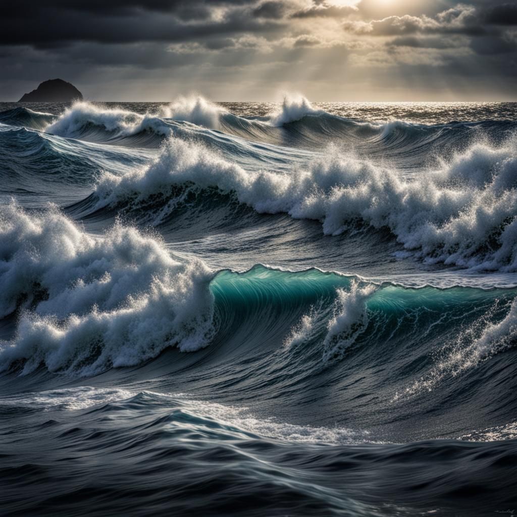 Hyperrealistic Ocean Waves in High Definition