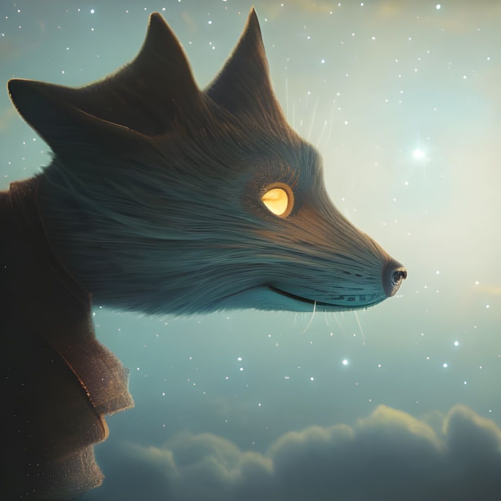 Starry Steampunk Junk City in Photorealistic Style