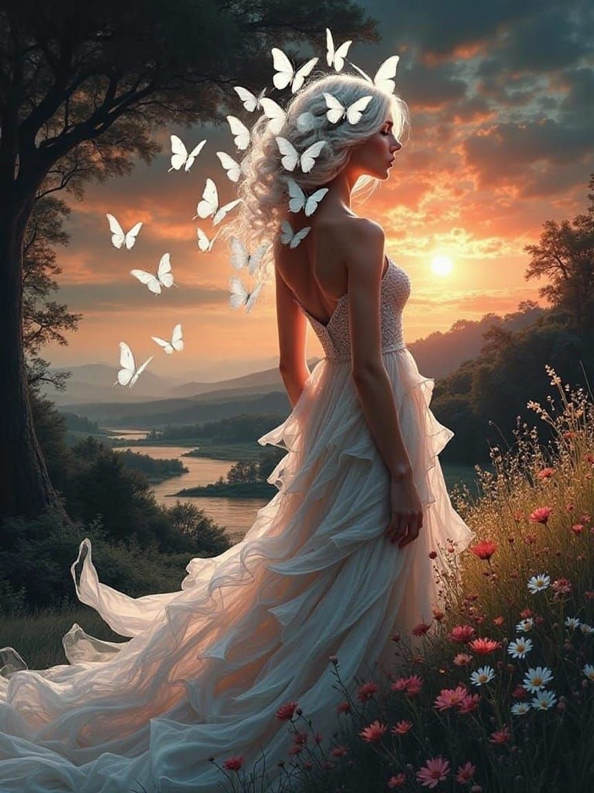 Hair Transformed: A Butterfly Metamorphosis