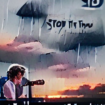 AI Interpretation of 'Sign of the Times'