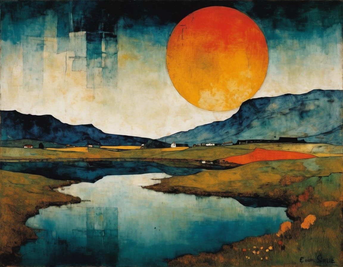 Grunge Woman in Moody Light