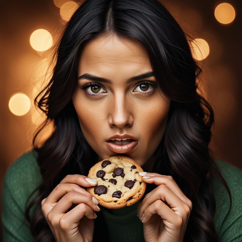 Italian Girl Bites Cookie: Schoeller and McCurry Style