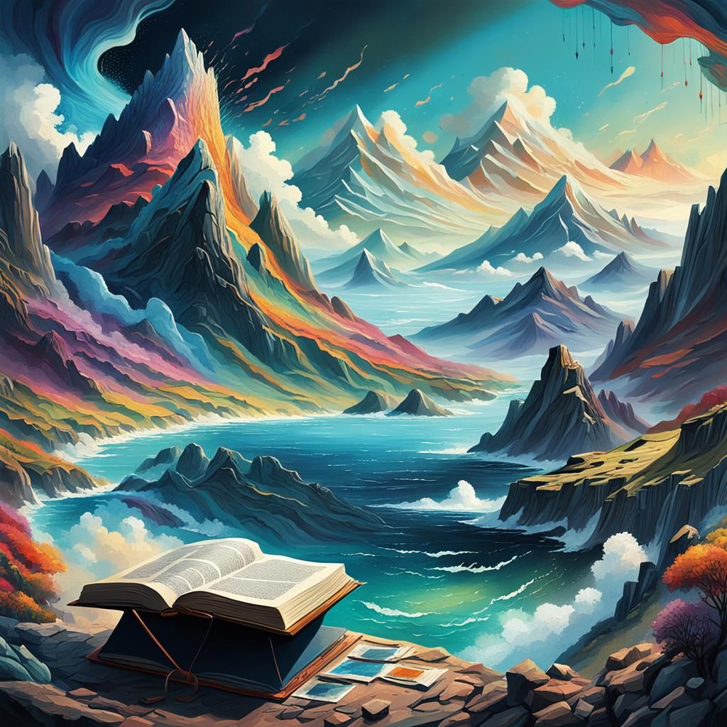 Landscapes of fantasy book