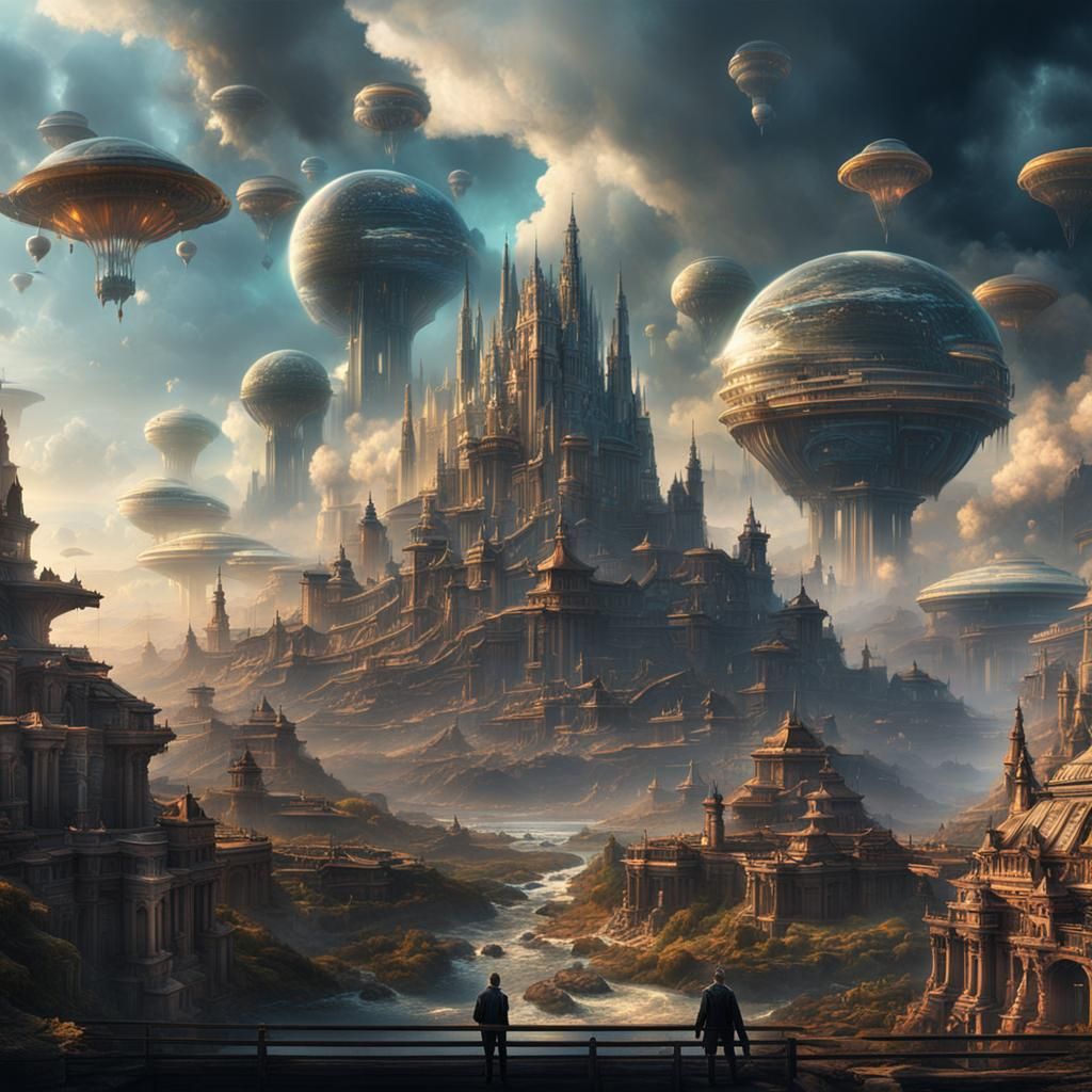 Epic Future Forecast Digital Matte Painting