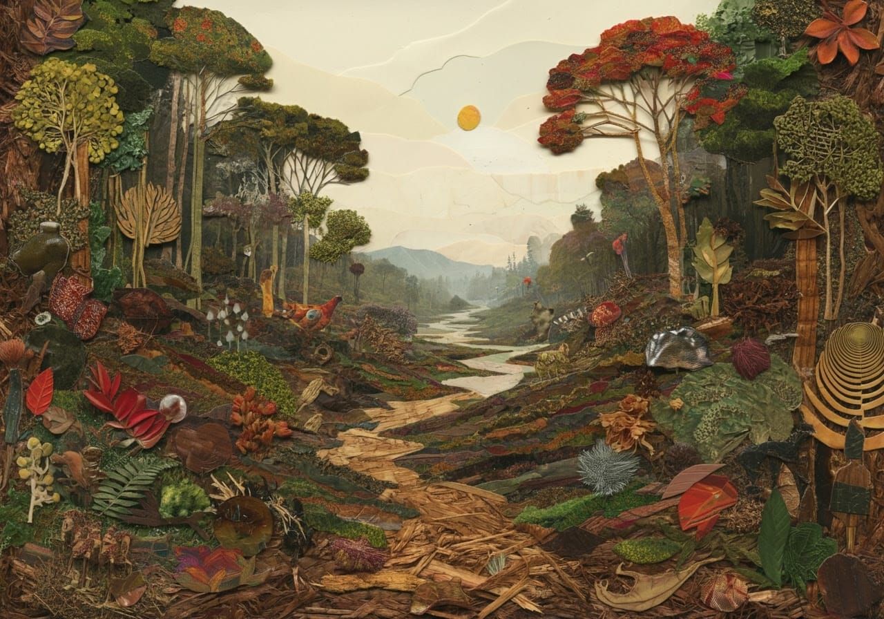 Mulchy Exotic Chipboard Landscape