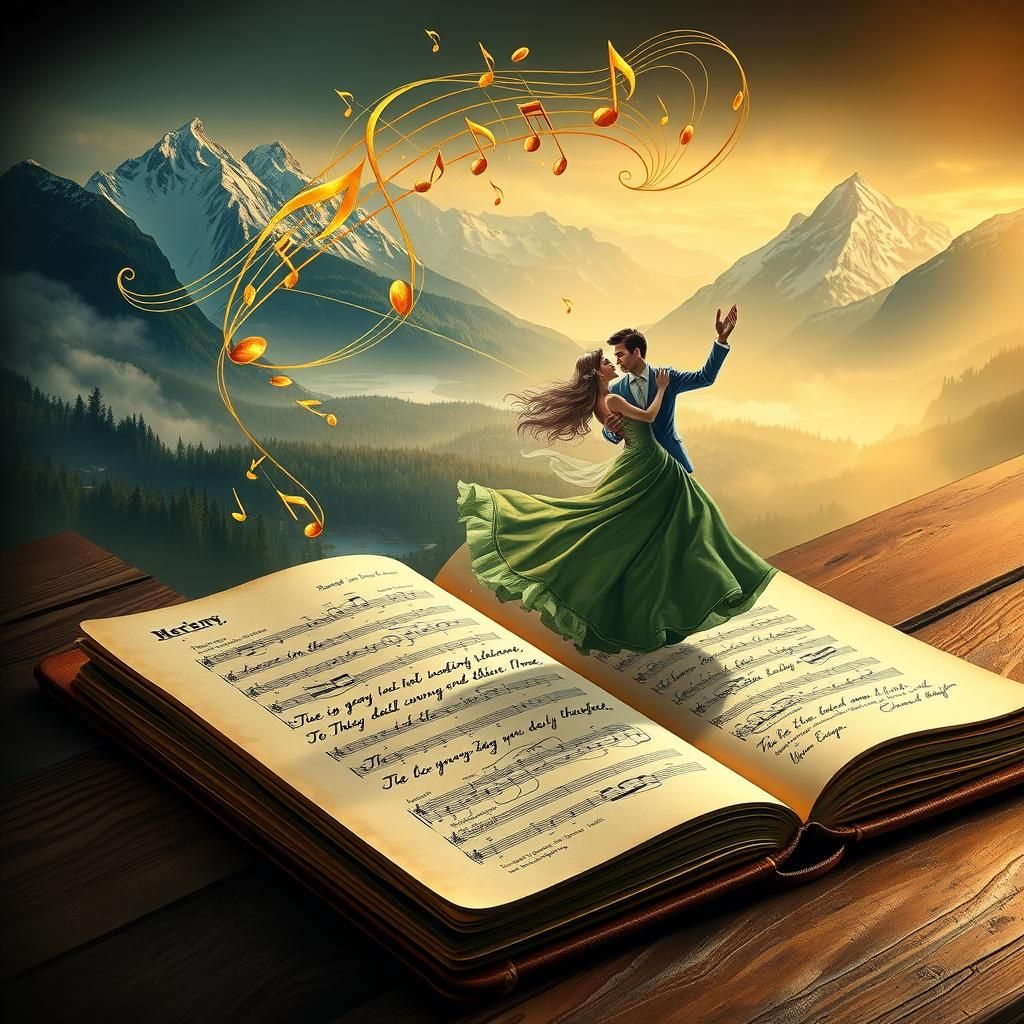 Dreamlike Waltz in a Mountain Landscape