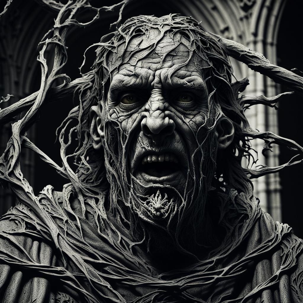 Bioluminescent Horror: Gothic Cathedral Consumption