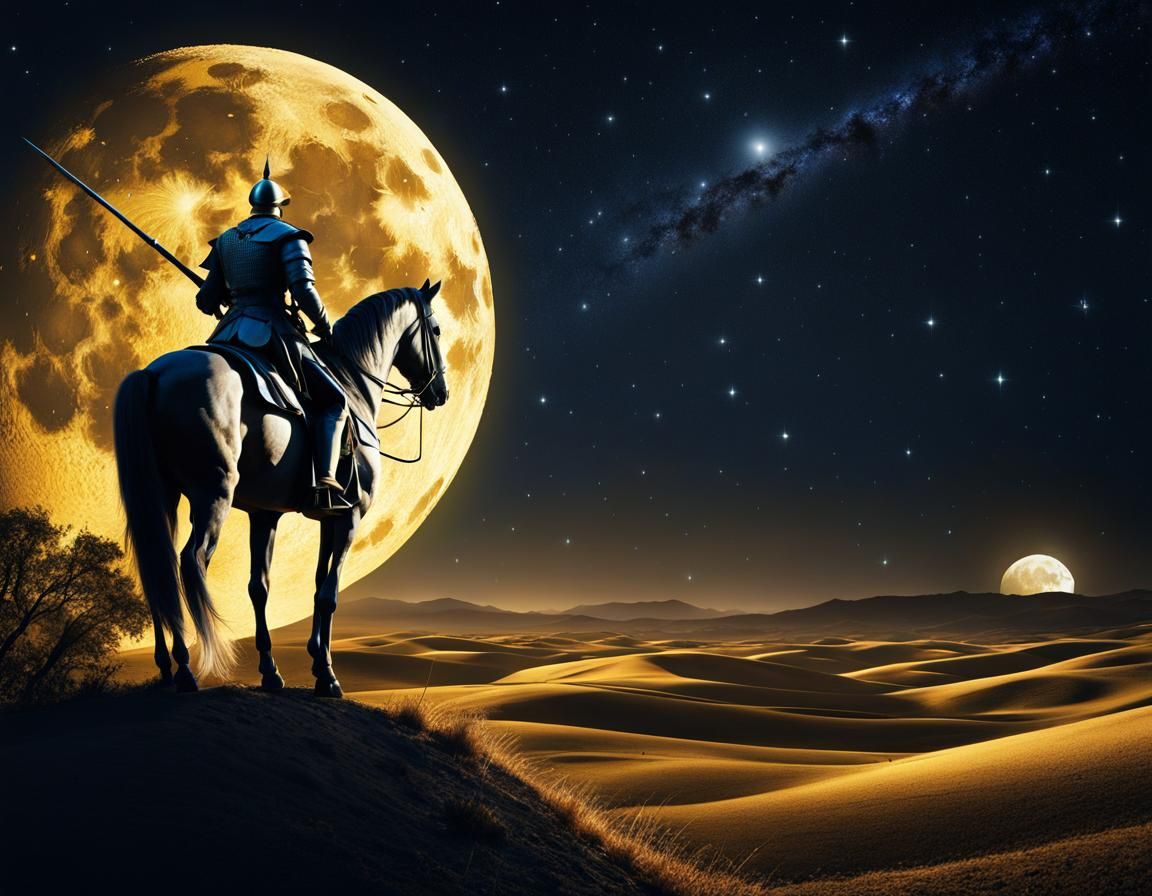 Don Quixote Under a Starry Sky