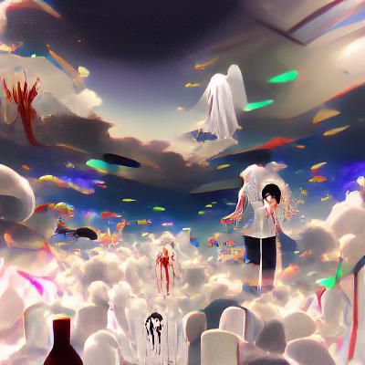 Abstract Afterlife Conceptual Art