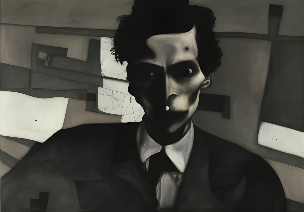 Expressionist Portrait in the Style of Brauner and Schiele