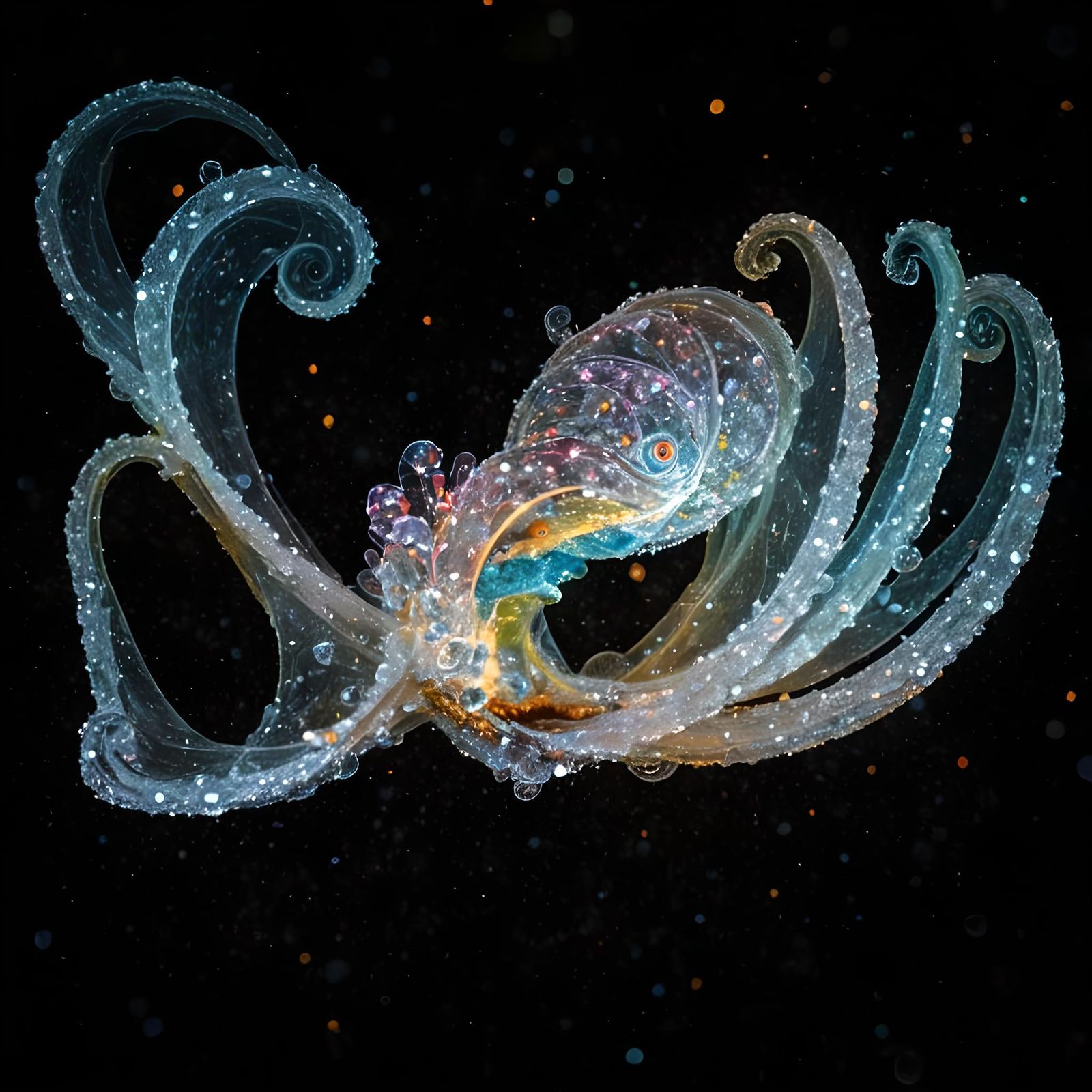 Stunning Cephalopod Portrait in Natural Light