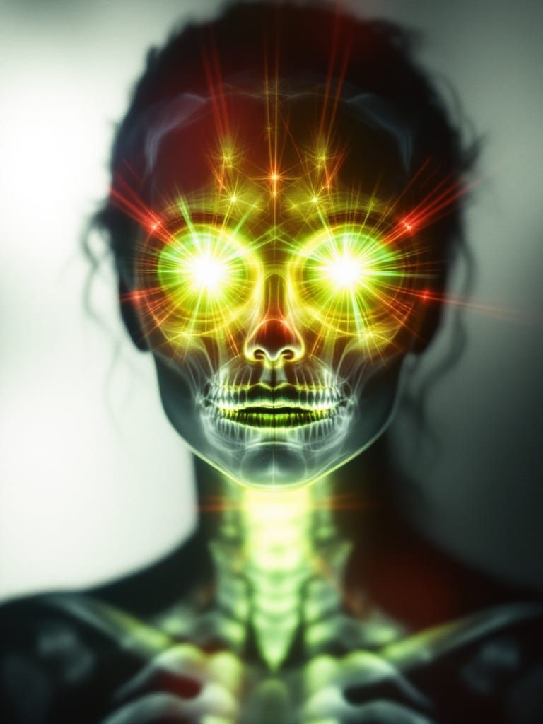 Glassplate -ve Living X-Ray