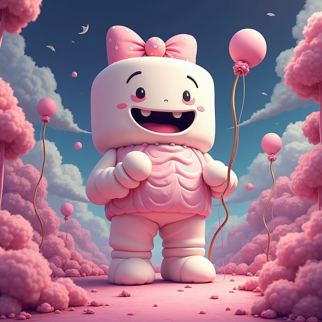 Creepy Marshmallowpunk Cartoon Nightmare at Fun Fun Land