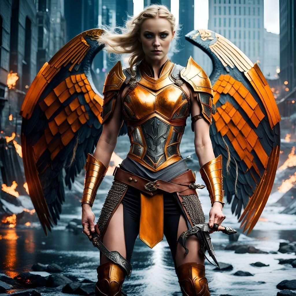 Olivia Dunne as Valkyrie in Norse Mythology