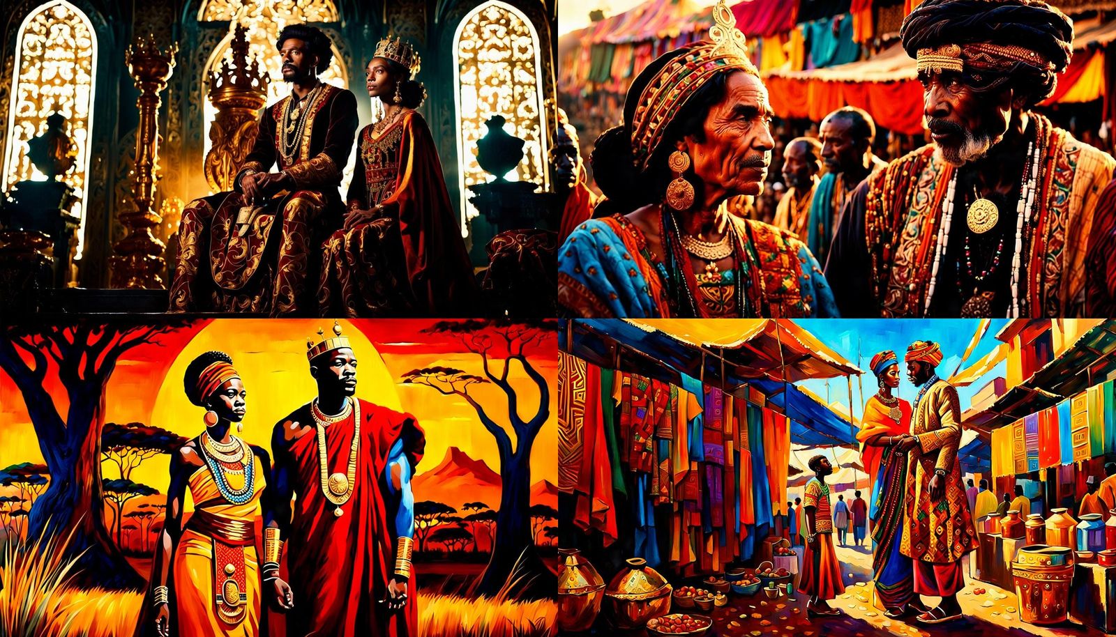 African King and Queen: A Royal Love Story