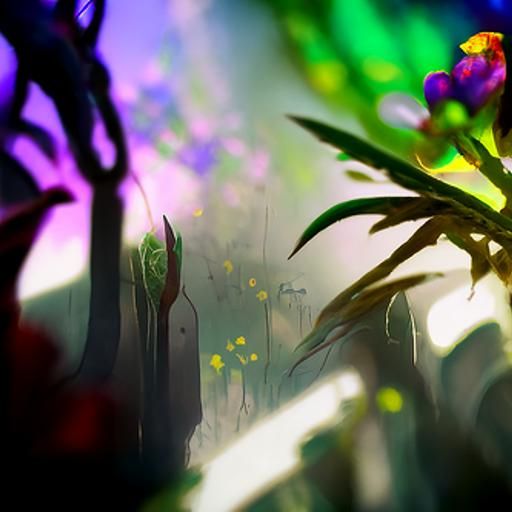Hyperdetailed Plants in Dark Fantasy Concept Art