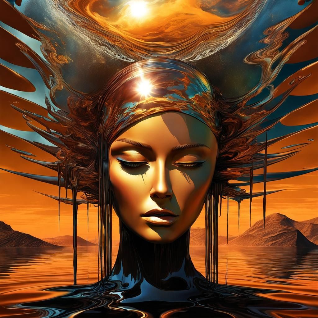 Surreal Muslinpunk Landscape in Liquified Radiation