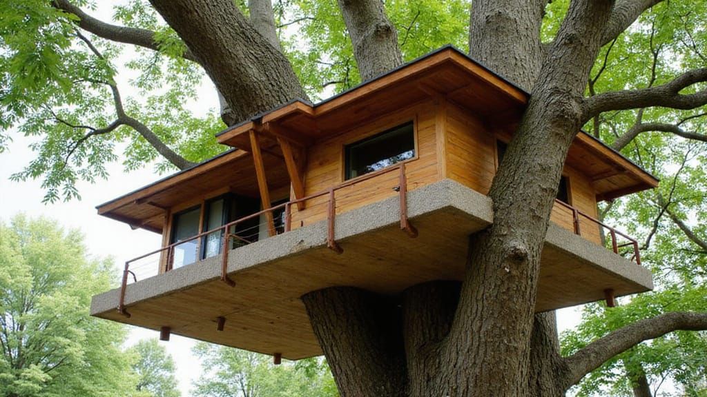 Frank Lloyd Wright Inspired Organic Birdhouse