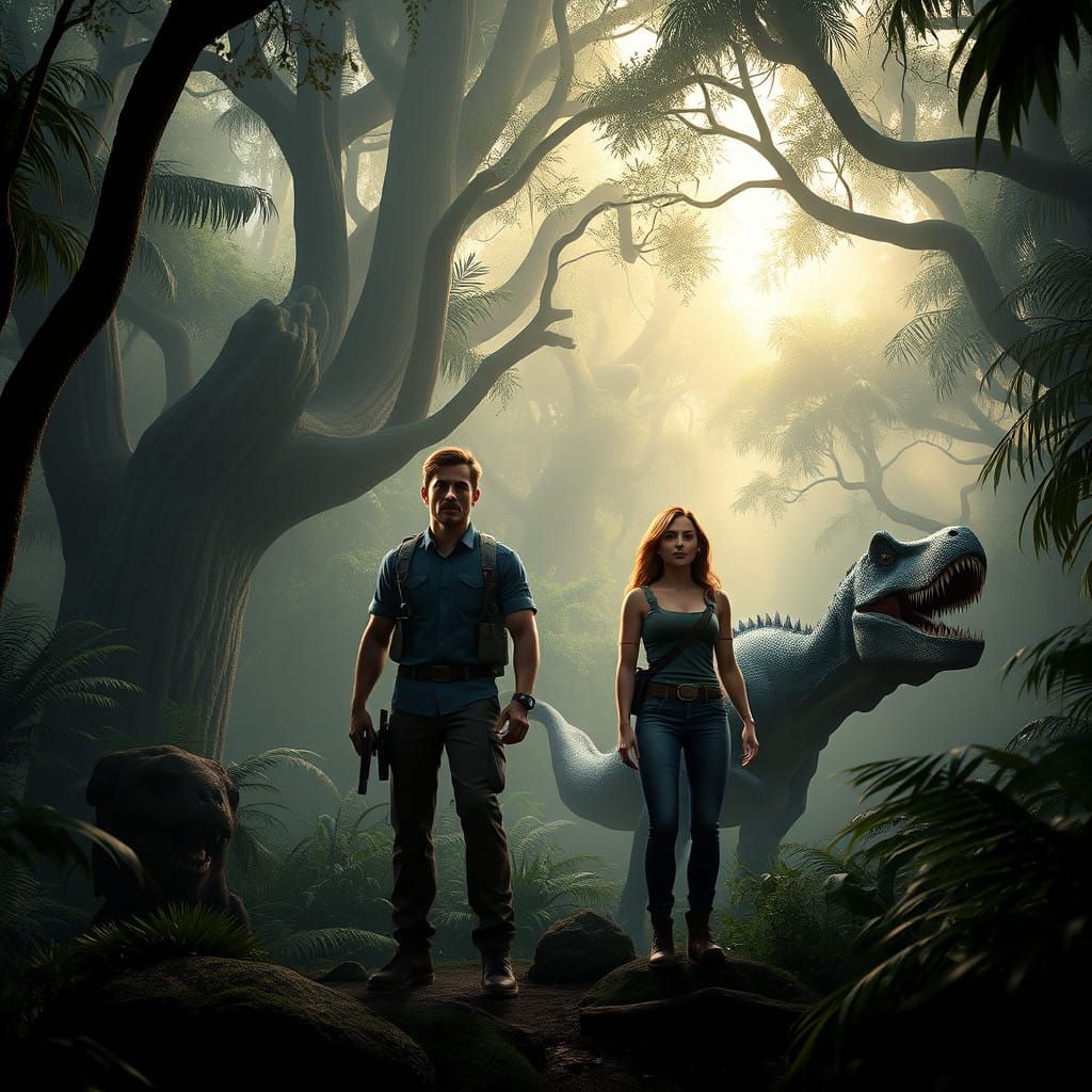 Heroes of Jurassic World: Epic Jungle Scene