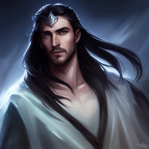 Ethereal Portrait of Fingolfin, Elven King
