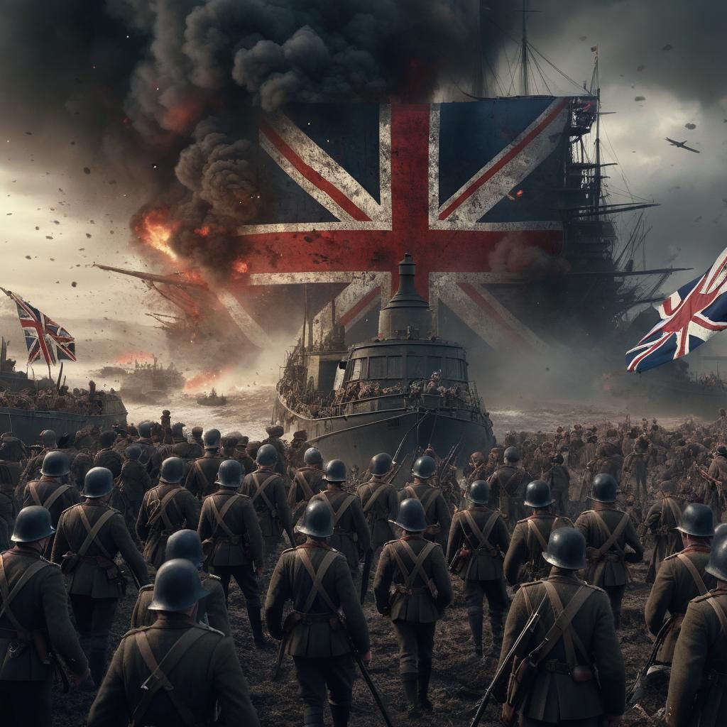 Epic Battle Scene: Digital Matte Painting