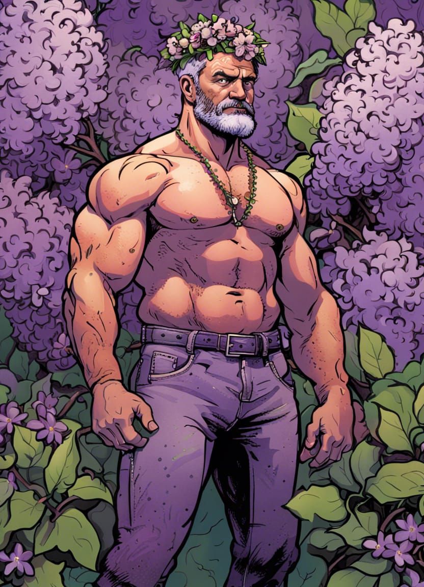 Lilac Daddy Comic Book