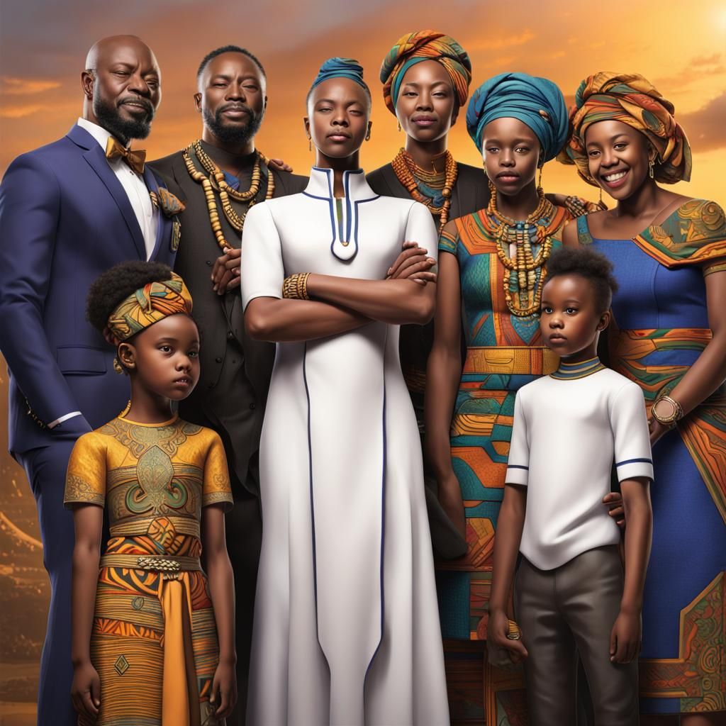 Wakandan Family: A Celebration of Unity and Technology