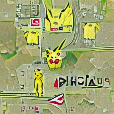 Cartoon Pikachu Illustration