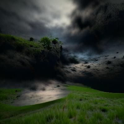 Dark Landscape in CryEngine: Eerie 8K Resolution