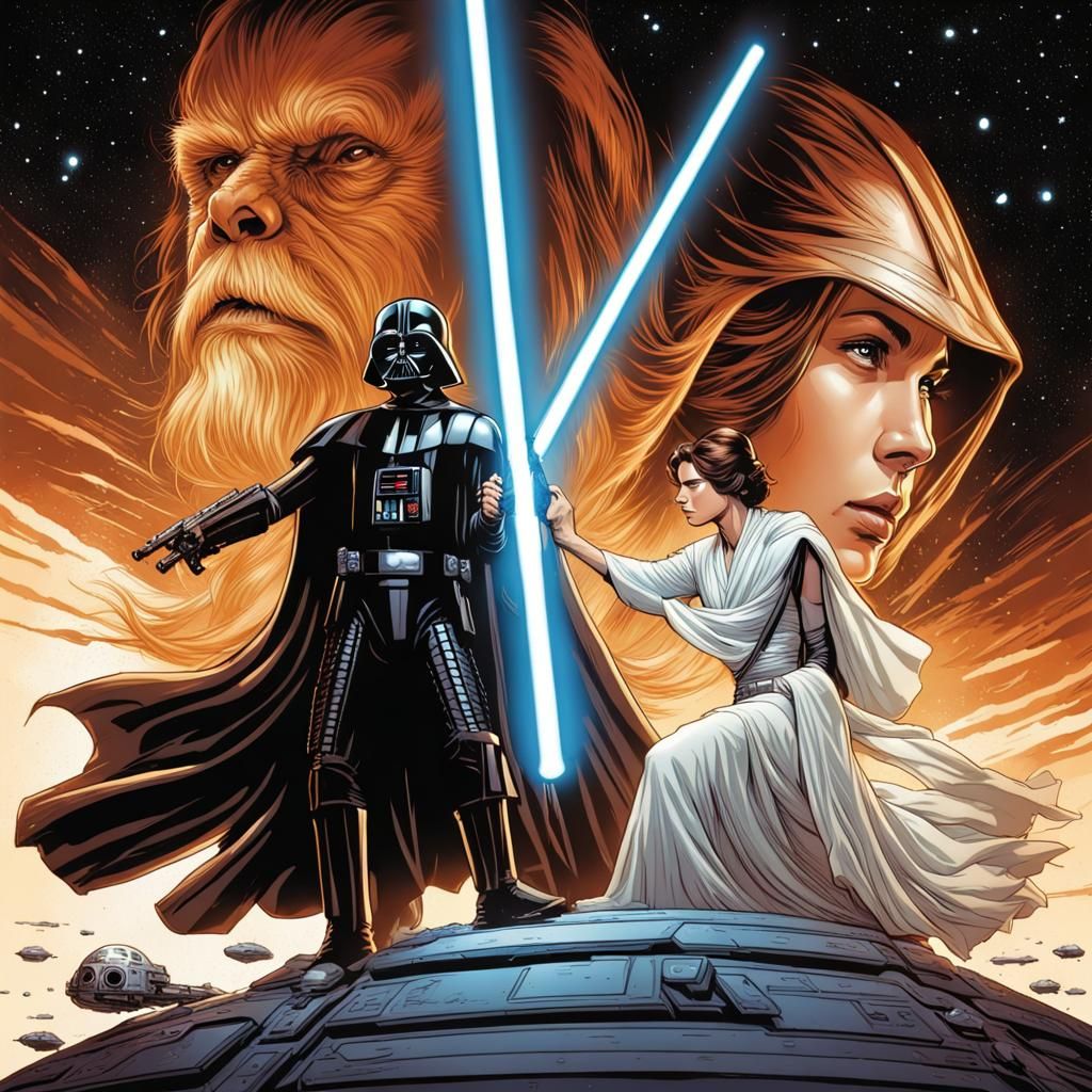 Star Wars Comic Book Art by Mark Brooks & Dan Mumford